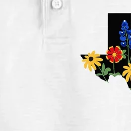 Texas Wildflowers With Bluebonnets Dry Zone Grid Performance Polo