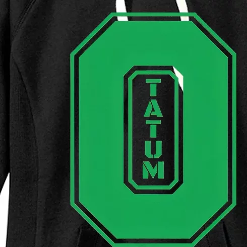 Tatum Who Wears Number 0 Green Is Incredibly Brilliant Women's Fleece Hoodie