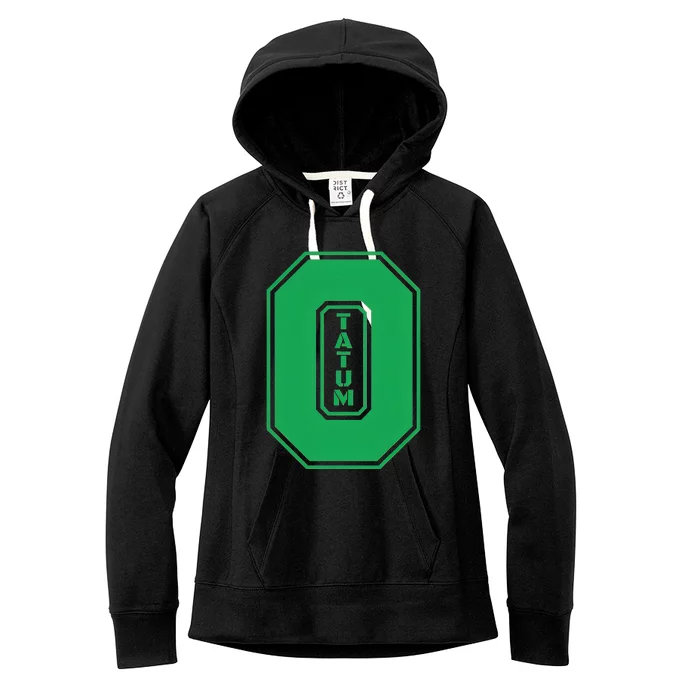 Tatum Who Wears Number 0 Green Is Incredibly Brilliant Women's Fleece Hoodie