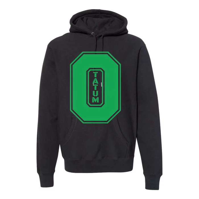 Tatum Who Wears Number 0 Green Is Incredibly Brilliant Premium Hoodie