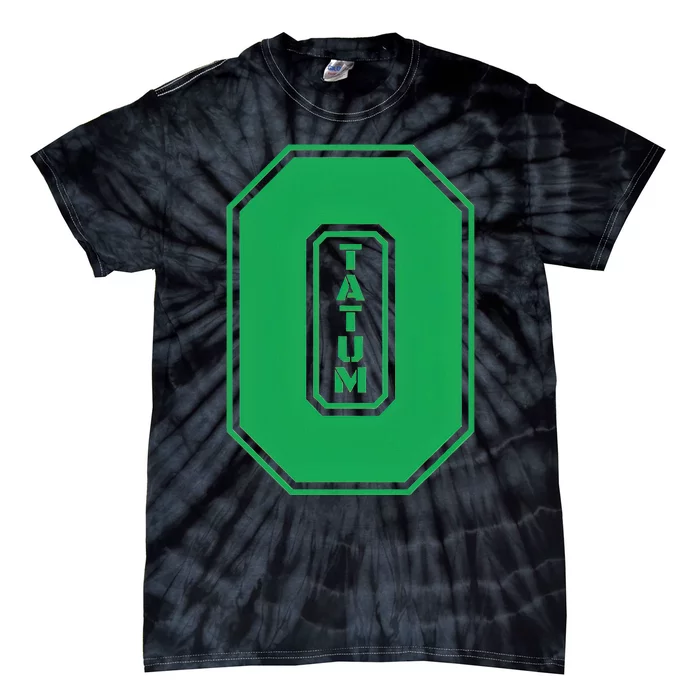 Tatum Who Wears Number 0 Green Is Incredibly Brilliant Tie-Dye T-Shirt