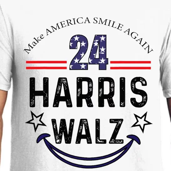 Tim Walz Waltz Kamala Harris President 2024 Pajama Set