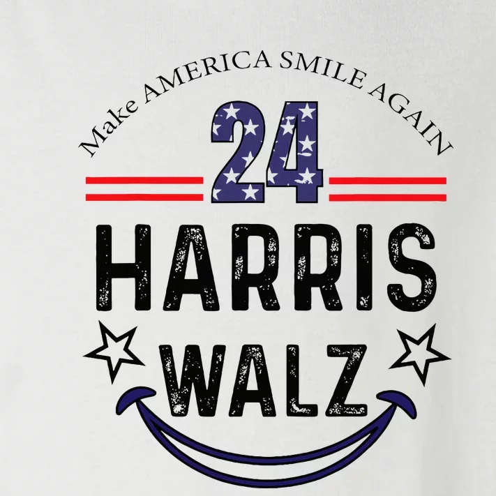 Tim Walz Waltz Kamala Harris President 2024 Toddler Long Sleeve Shirt