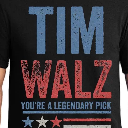 Tim Walz You’Re A Legendary Pick Pajama Set