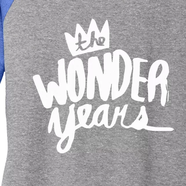 The Wonder Years Band Women's Tri-Blend 3/4-Sleeve Raglan Shirt