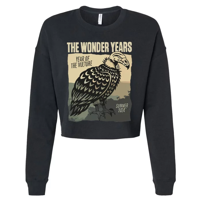 The Wonder Years Year Of The Vulture Summer 2024 Cropped Pullover Crew