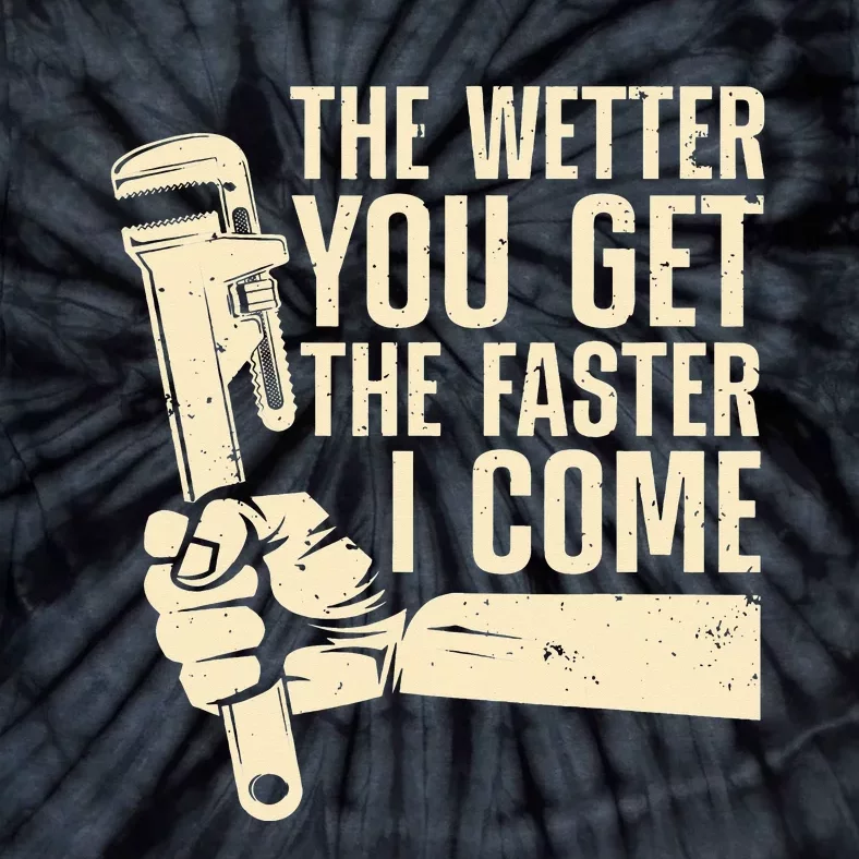 The Wetter You Get The Faster I Come Pumper Tie-Dye T-Shirt