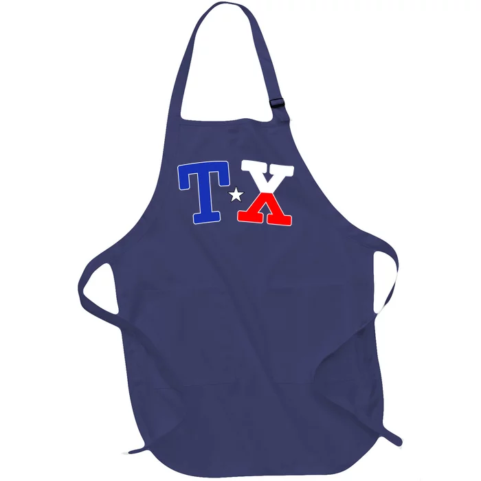 TX Logo Texas State Full-Length Apron With Pocket