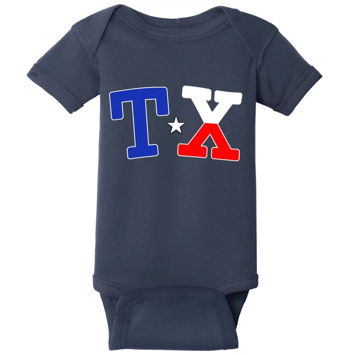 TX Logo Texas State Baby Bodysuit