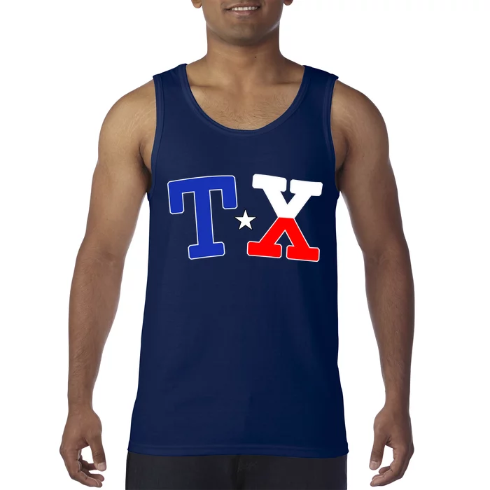 TX Logo Texas State Tank Top