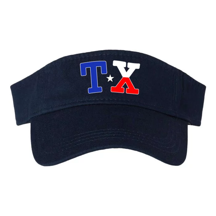 TX Logo Texas State Valucap Bio-Washed Visor