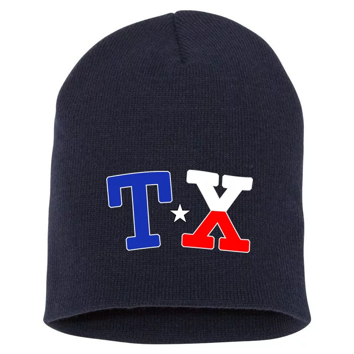 TX Logo Texas State Short Acrylic Beanie