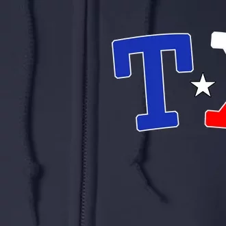 TX Logo Texas State Full Zip Hoodie