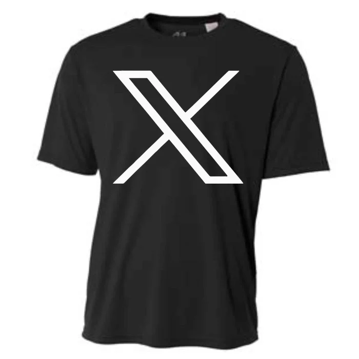 Twitter X Logo Cooling Performance Crew T-Shirt