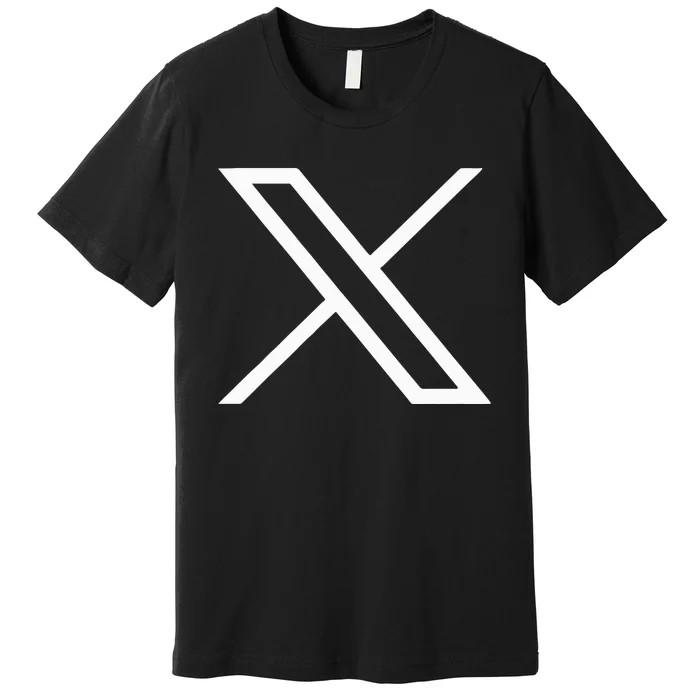 Twitter X Logo Premium T-Shirt