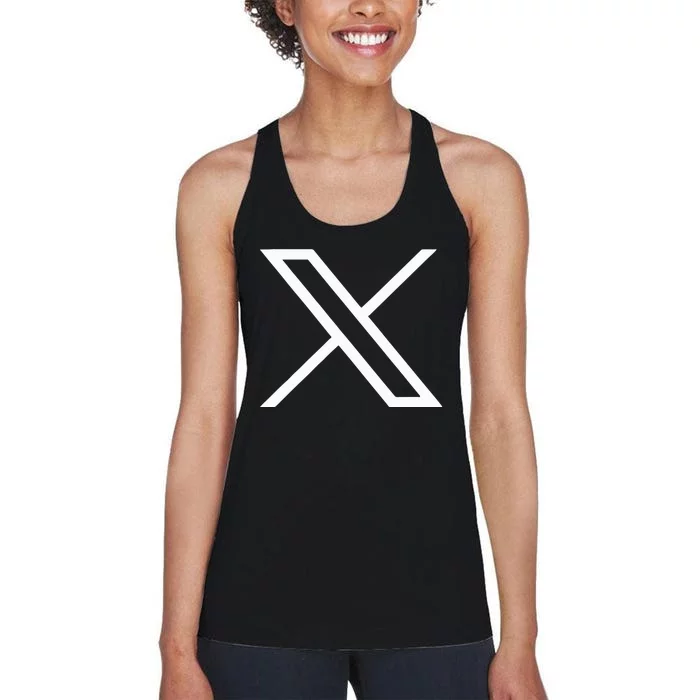 Twitter X Logo Women's Racerback Tank