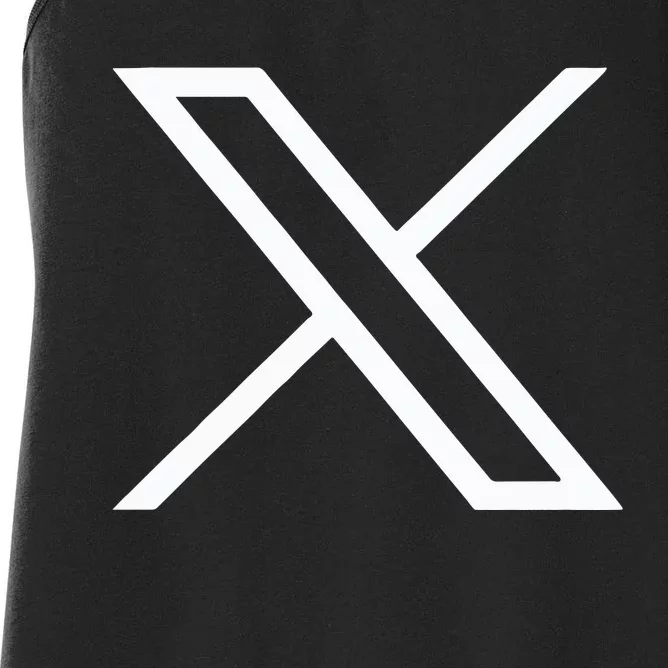 Twitter X Logo Women's Racerback Tank