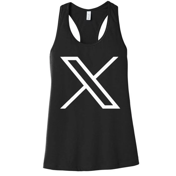 Twitter X Logo Women's Racerback Tank