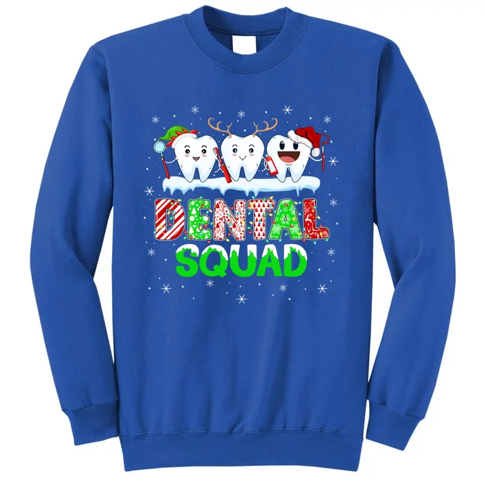 Teeth Xmas Lights Dental Squad Dentist Hygienist Christmas Gift Sweatshirt