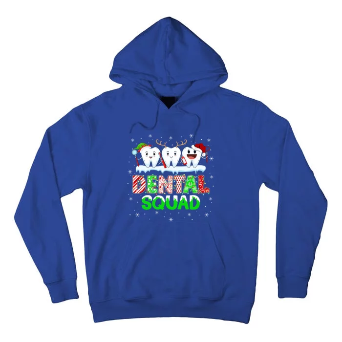 Teeth Xmas Lights Dental Squad Dentist Hygienist Christmas Gift Tall Hoodie