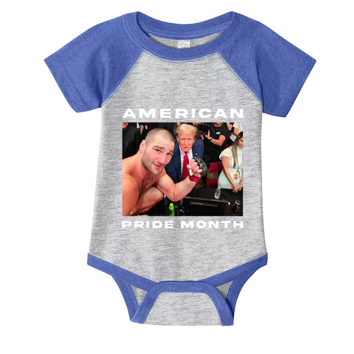 Trump X Strickland American Pride Month Infant Baby Jersey Bodysuit