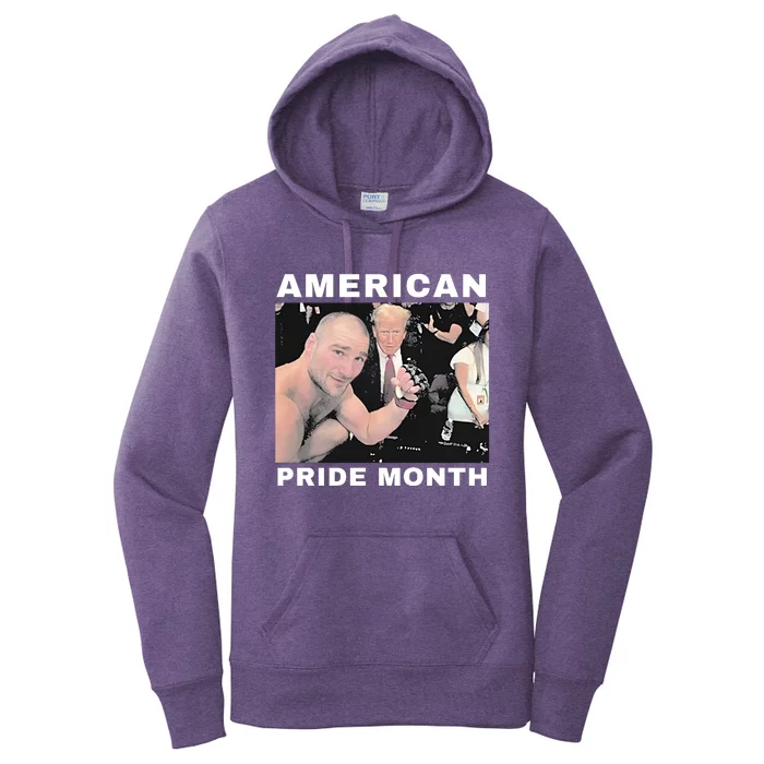 Trump X Strickland American Pride Month Women's Pullover Hoodie