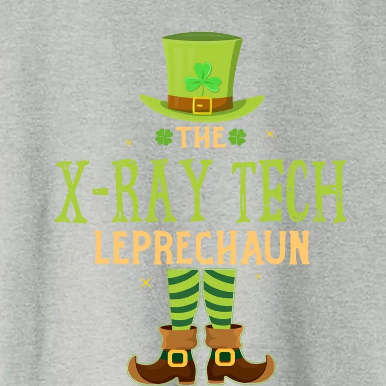 The Xray Tech Leprechaun Funny Matching St Patricks Day Gift Women's Crop Top Tee