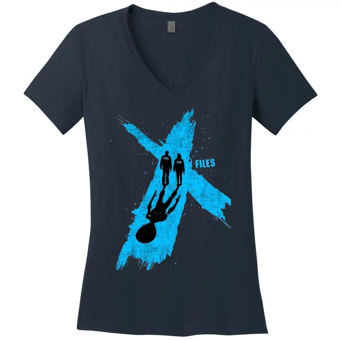 The Xfiles Women's V-Neck T-Shirt