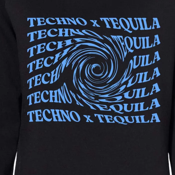 Techno X Tequila Womens California Wash Sweatshirt