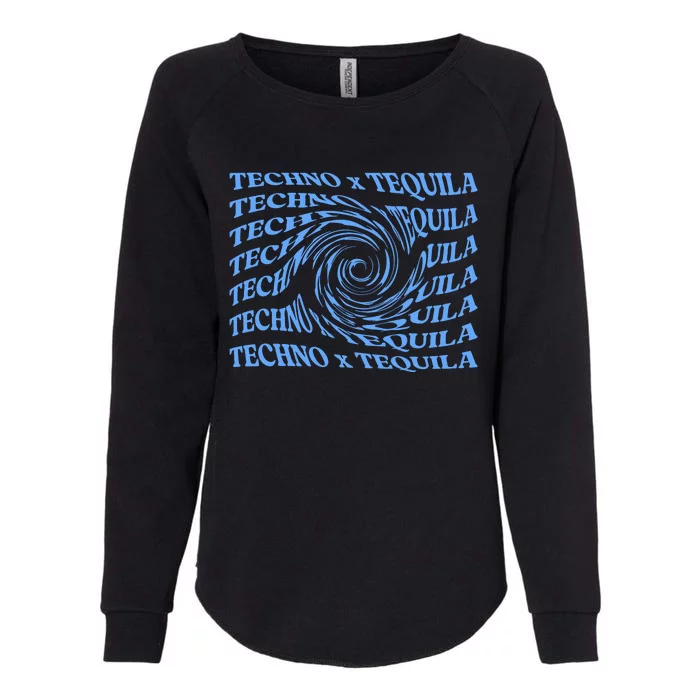 Techno X Tequila Womens California Wash Sweatshirt