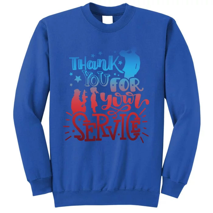 Thank You Army Cool Gift Memorial Day Partiotic Military Veteran Funny Gift Sweatshirt