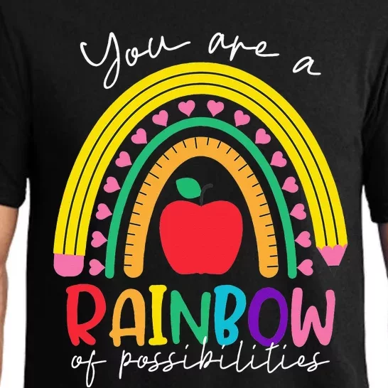 Teacher You are a rainbow of possibilities Teaching Pajama Set