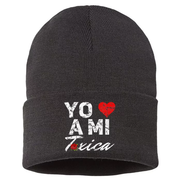 Toxica Yo Amo A Mi Toxica Sustainable Knit Beanie