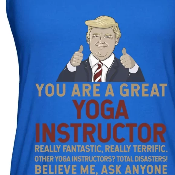 Trump You Are A Great Great Yoga Instructor Cool Gift Ladies Essential Flowy Tank