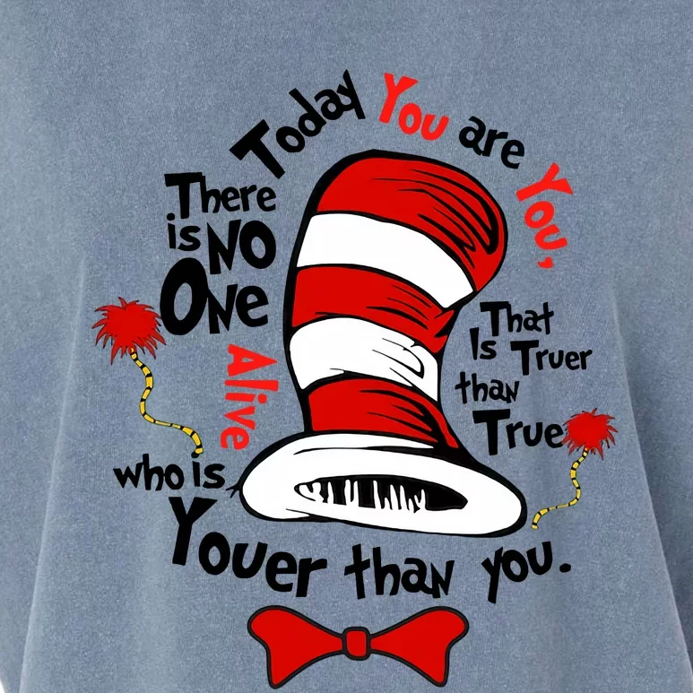 Today You Are You There Is No One Alive Who Is Truer Than You Garment-Dyed Women's Muscle Tee