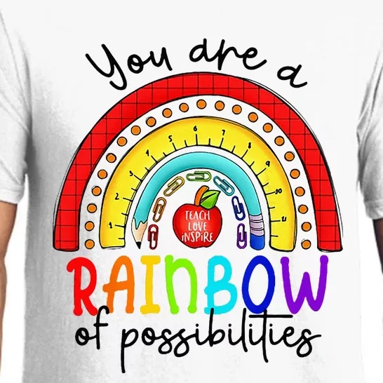 Teacher You are a rainbow of possibilities Pajama Set