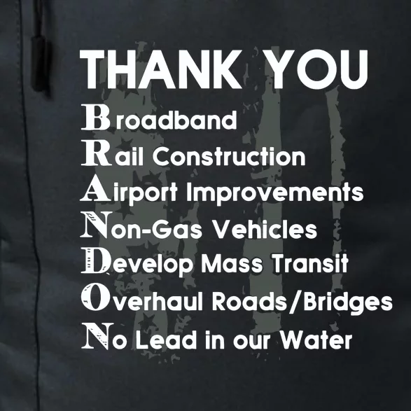 Thank You Broadband Rail Construction Airport Improvements Nongas Vehicles Limi Daily Commute Backpack