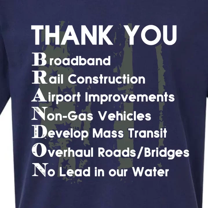 Thank You Broadband Rail Construction Airport Improvements Nongas Vehicles Limi Sueded Cloud Jersey T-Shirt