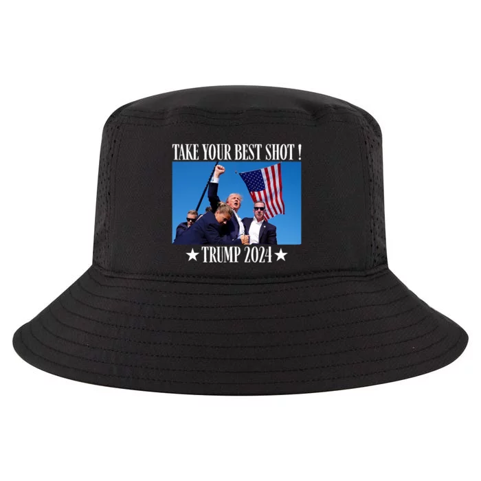 Take Your Best Shot Trump Shot Cool Comfort Performance Bucket Hat