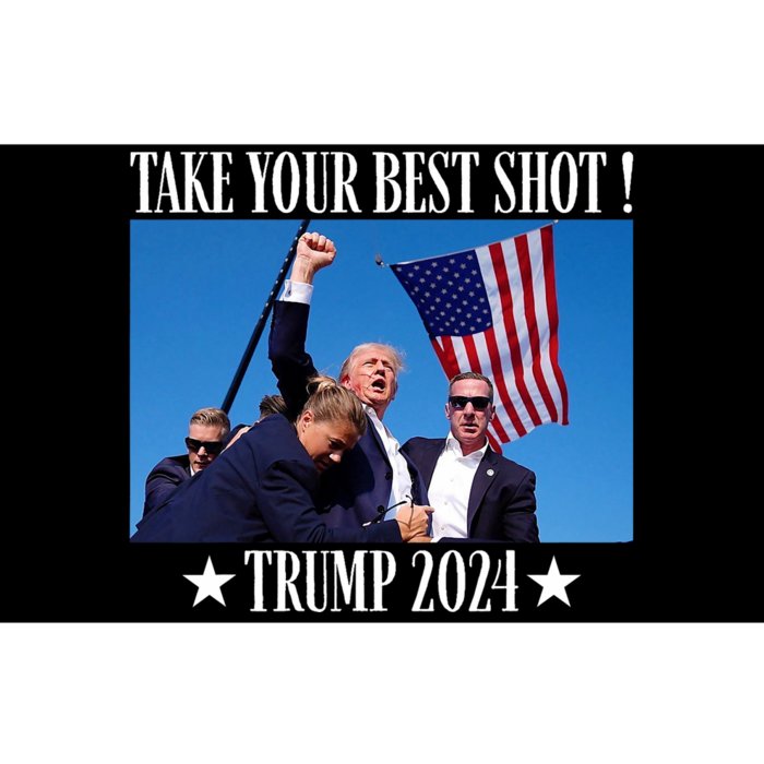 Take Your Best Shot Trump Shot Bumper Sticker