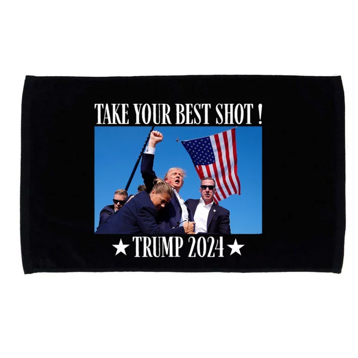 Take Your Best Shot Trump Shot Microfiber Hand Towel