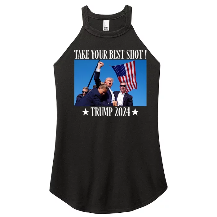 Take Your Best Shot Trump Shot Women’s Perfect Tri Rocker Tank