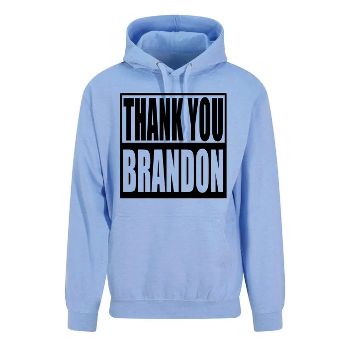 Thank You Brandon Unisex Surf Hoodie