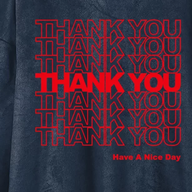 Thank You Bag Gift Hooded Wearable Blanket