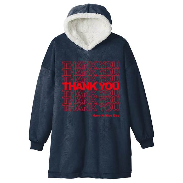 Thank You Bag Gift Hooded Wearable Blanket