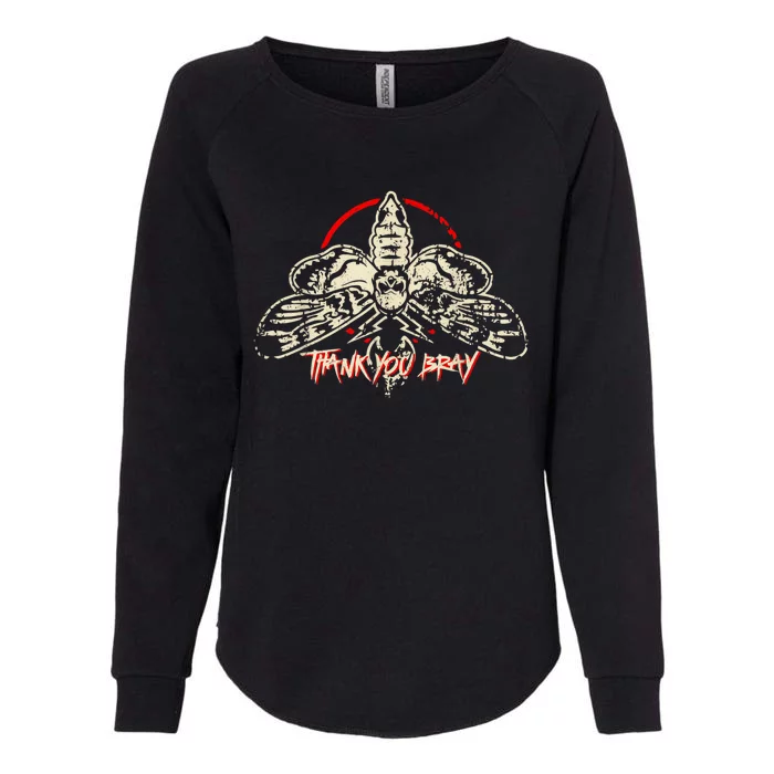 Thank You Bray Bray Wyatt Wrestling Fan Womens California Wash Sweatshirt