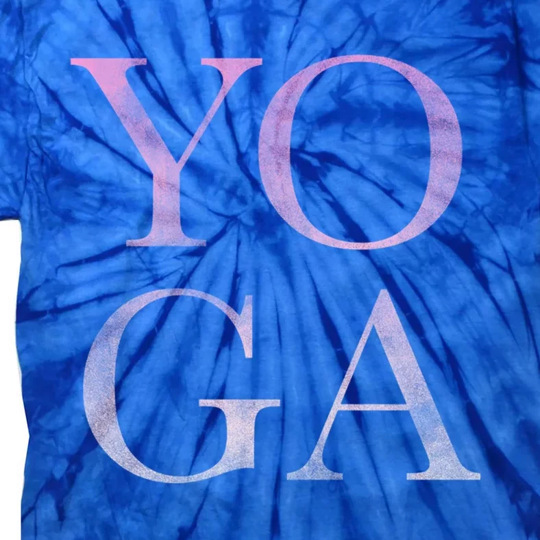 Trendy Yoga Breathe Relax Stretch Great Gift Tie-Dye T-Shirt