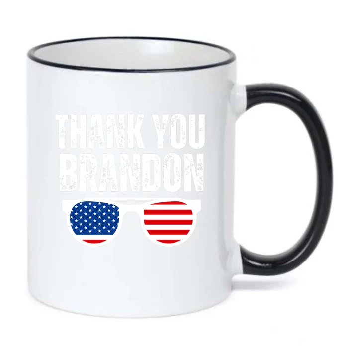 Thank You Brandon Black Color Changing Mug