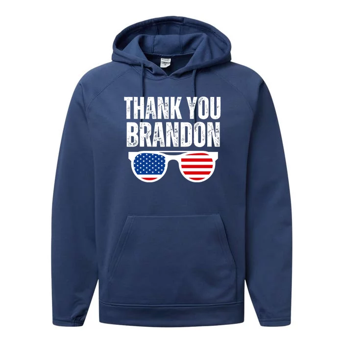 Thank You Brandon Performance Fleece Hoodie