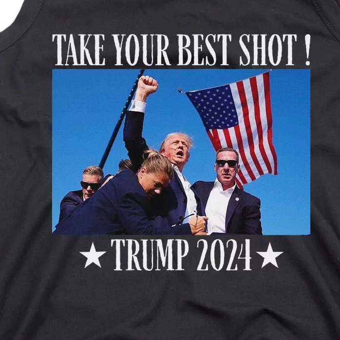 Take Your Best Shot Trump Shot Tank Top